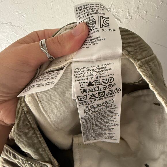 Levi’s‎ Men’s W38 Olive Green Flat Front Chino Shorts Classic Style 11” Inseam - Picture 6 of 9